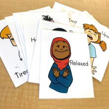 Load image into Gallery viewer, ASL EMOTIONS FLASHCARDS (4.25" x 5.5")
