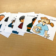 Load image into Gallery viewer, ASL EMOTIONS FLASHCARDS (4.25" x 5.5")