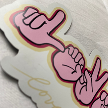 Load image into Gallery viewer, LOVE in Fingerspelling Magnet OUT OF STOCK