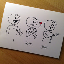 Load image into Gallery viewer, "I Love You" Cards