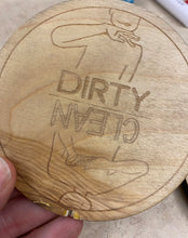 Load image into Gallery viewer, OOPS! CLEAN/DIRTY Dishwasher Magnet in ASL