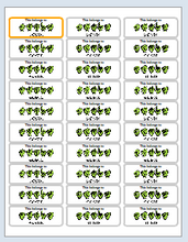 Load image into Gallery viewer, Custom American Sign Language Fingerspelling Name on Sticker Labels