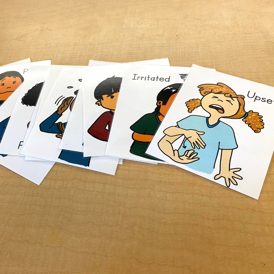 ASL EMOTIONS FLASHCARDS (4.25
