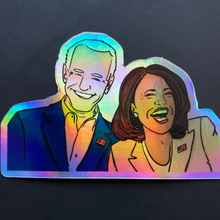 Load image into Gallery viewer, Biden &amp; Harris Holographic Stickers
