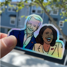 Load image into Gallery viewer, Biden &amp; Harris Holographic Stickers
